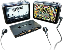 Custom Printed Stereo Walkman Cassette Tape Players