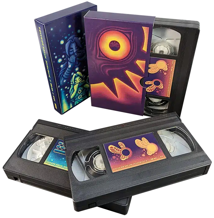 VHS tape printed slipcase production