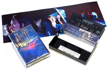 Black cassettes with on-body printing and 8 page J-card inserts, download code and cellophane wrapping