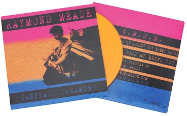 Full colour printed card wallet and orange vinyl CD