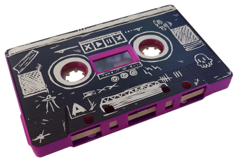 Full coverage, full colour cassette printing