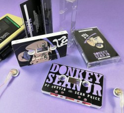 White cassette shells with a full coverage, full colour UV-LED print