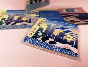 A close up of our full colour on-body printed MiniDiscs