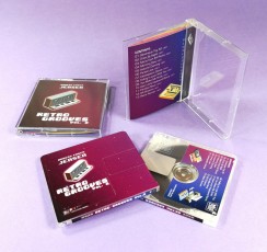 Full colour printing MiniDiscs with a white base and front, back and spine printing