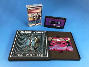 Allowed To Dance cassette tapes in printed matchboxes with custom foam inserts
