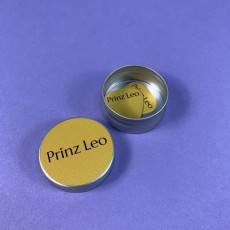 Guitar pick printed tins with white printed guitar picks