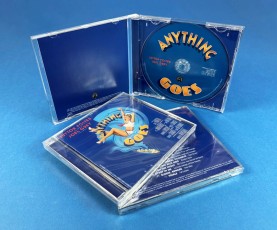 Jewel cases with four page booklets, cellophane wrapping and beautiful full colour silk screen printed discs