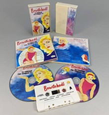A matching set of 4 page double wallets with 2 glass-mastered CDs and white cassette shells with full colour on-body print in cream backed cases