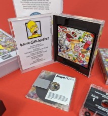 Clear MiniDiscs with full colour front and back print in full size cases with 2 panel insert
