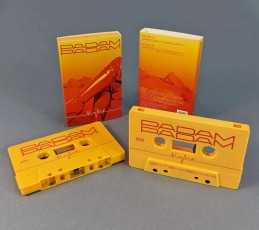 Kylie Minogue Padam Padam recycled apricot cassette tapes in printed O-cards