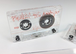 Clear prison tapes with red on-body printing