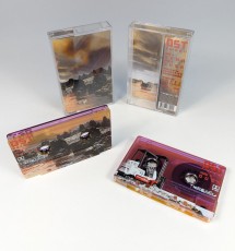 Full coverage on-cassette printing with a partial white base (for opaque areas) for OST