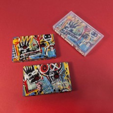 David Pethel - Art blanks cassette tapes in clear frosted polycases