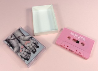 White double wallet tray to hold a cassette Norelco case