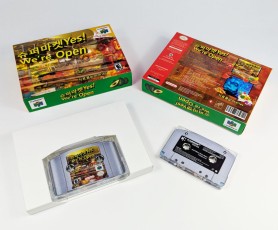 Custom N64-style boxes to hold a single cassette tape