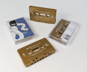 Deftones Private Music cassette tape using our vintage gold tape shells