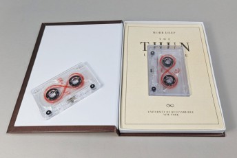 Mobb Deep Infinity 'The Thun Language' hardback book version in rigid book box with custom printed insert to hold a cassette tape in a case