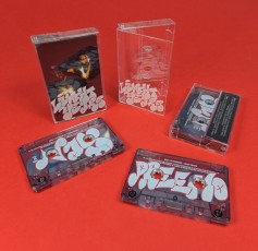 Cassette cases with full colour on-case printing