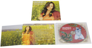 4 page CD digipack with tunnel pocket and booklet