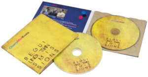 4 page Eco recycled digipaks with a recycled card disc tray, cork disc stud and litho printed discs