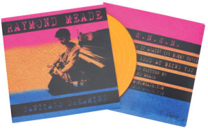 Full colour printed card wallet and orange vinyl CD