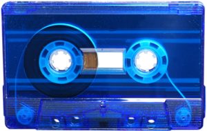 Blue transparent cassette