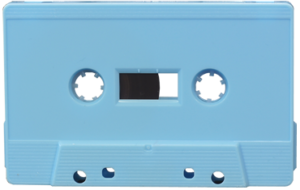 Sky blue cassette