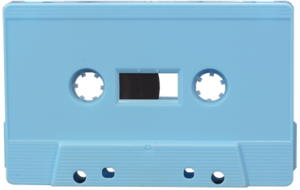 Sky blue cassette