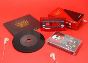 A limited run of matching cassettes and black vinyl-style CDs in digipaks