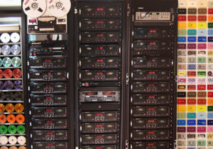 Cassette tape duplication recording setup