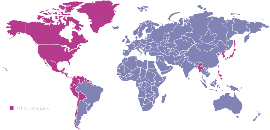 World Map NTSC