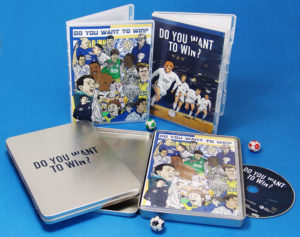 Standard and special edition DVDs for Leeds United with printed DVD steelbook-style tins