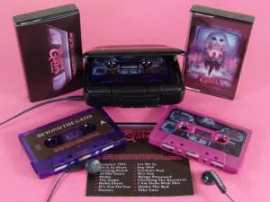 Transparent purple and blackberry purple cassette release with premium copies with outer cassette case O-cards also available