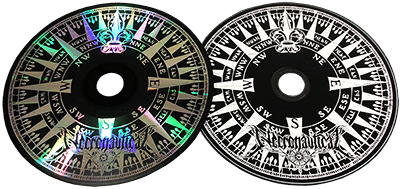 silver and white base layer comparisons for our printed CDs
