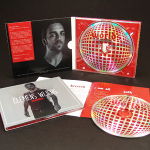 Four page CD digipaks with booklets and UV LED printed discs directly onto the silver disc base