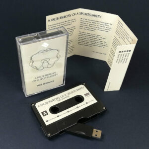 Black USB memory stick cassettes in cases with printed J-cards