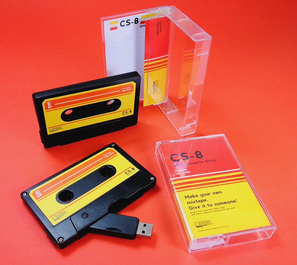 Cassette tape USB storage drives