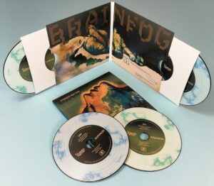 Double vinyl CD set in oversize gatefold wallets