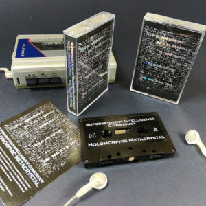 Holographic foil print on full colour printed cassette tape J-cards