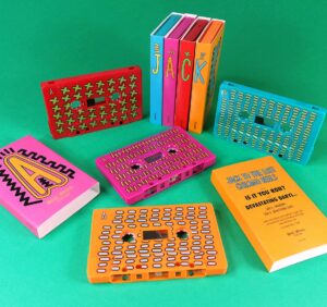 Four tape set in colourful O-cards with full coverage on-body printing