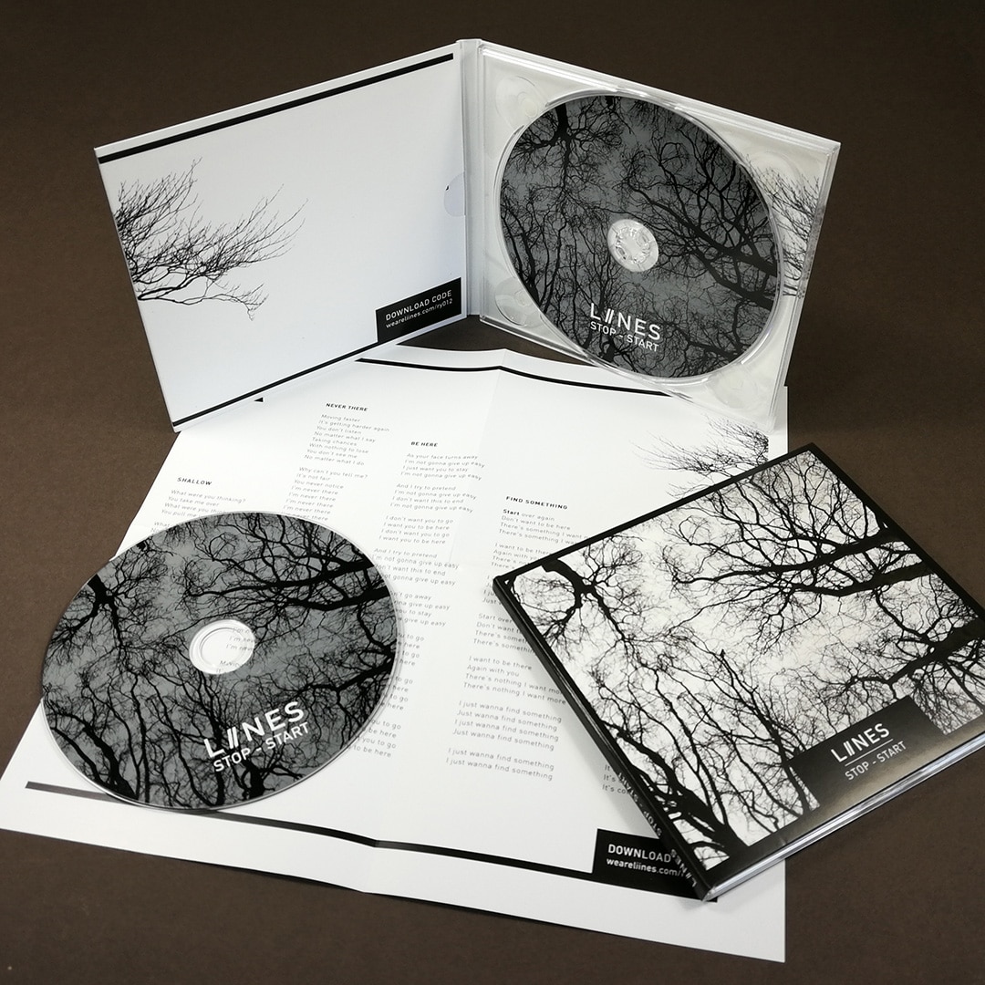 CD duplication in printed card digipacks (digipaks) | Band CDs