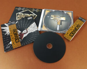 4 page printed card CD digipaks with printed obi strips