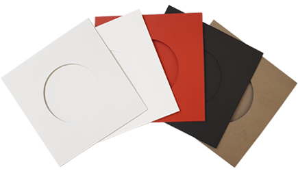 Record-style vinyl CD wallet options