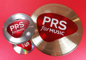 12", 7"and 5" gold and silver vinyls and CDs printed with full colour on-body UV-LED printing