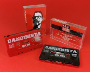 Red and black sandwich cassette tapes, produced for Mr. B The Gentleman Rhymer
