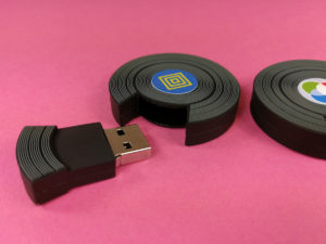 Viny USB drive close-up