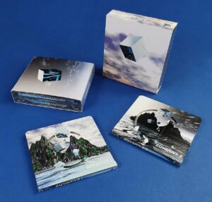 AQVARIVS double MiniDisc sets in outer O-cards produced for the Underwater Computing label