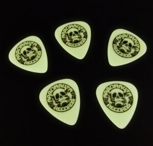 Glow in the dark guitar picks