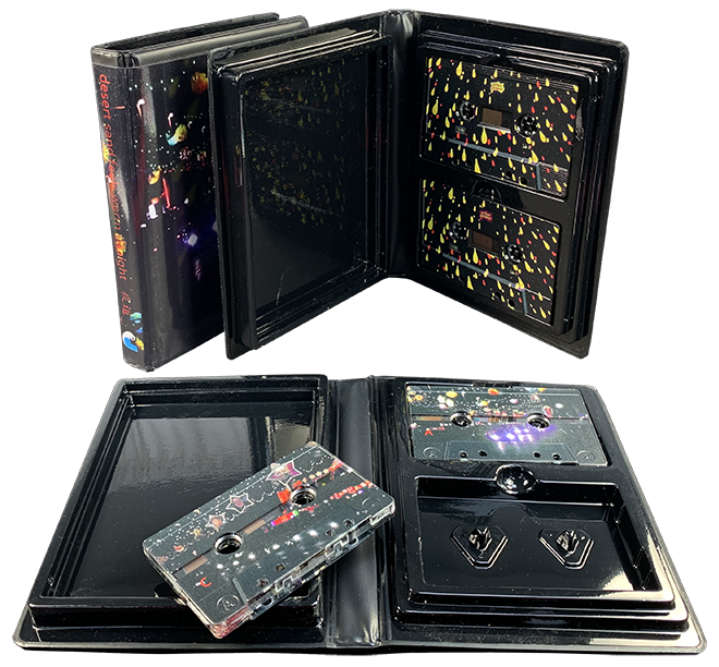 Double cassette tape rave cases