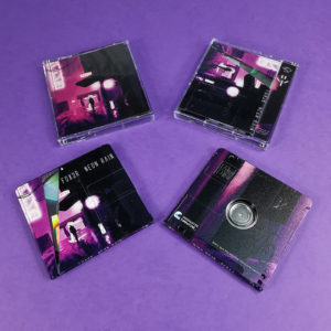 MiniDiscs with a full colour custom reveal on-body print in jewel cases with J-cards